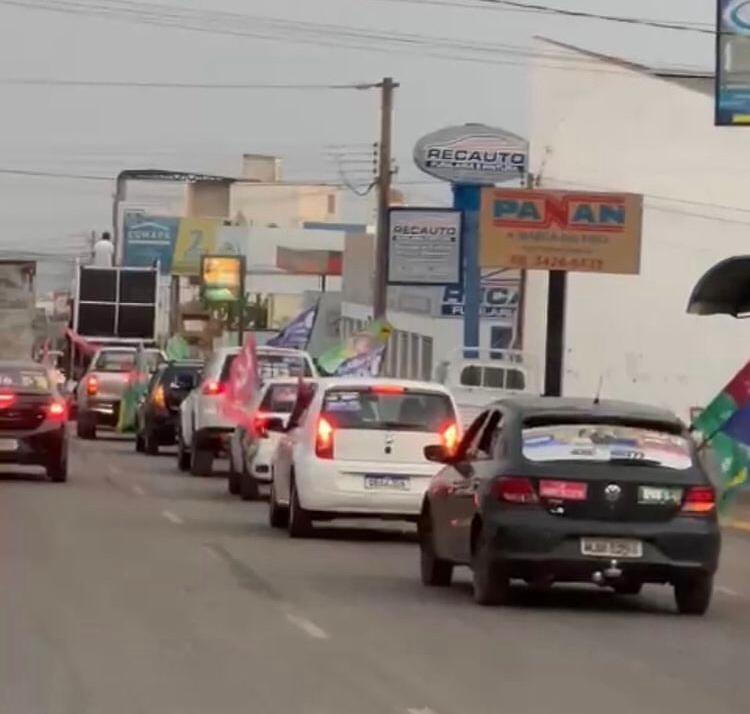 Organizada pela esquerda, carreata pró-Lula fracassa novamente em Rondonópolis