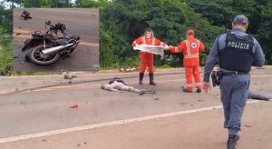 Vídeos mostram moto partida ao meio em acidente que matou motociclista em Rondonópolis