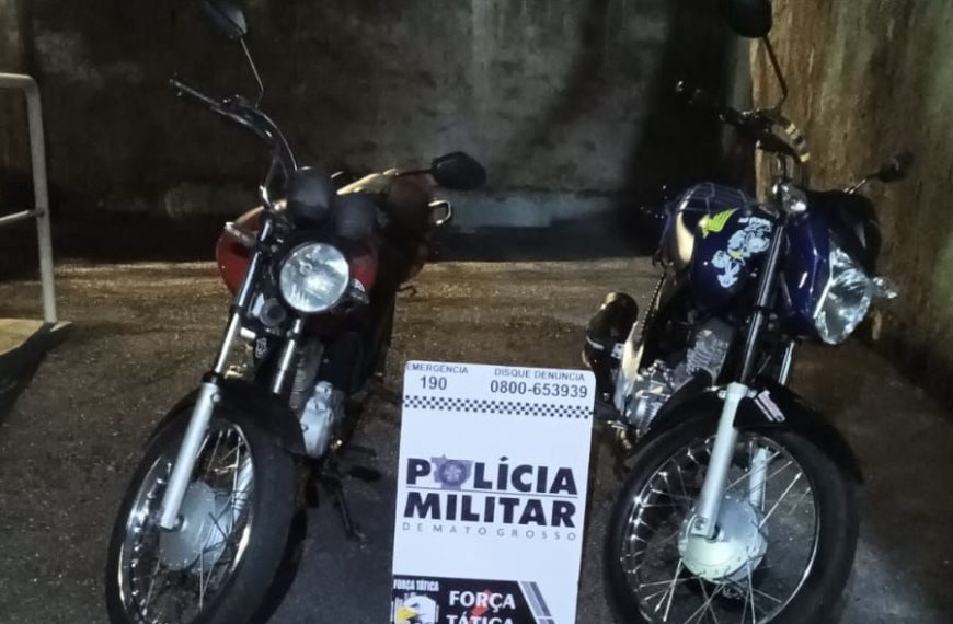 Flagrada fazendo ‘graça’ de moto, dupla debocha e diz que tirou placas para empinar em Rondonópolis