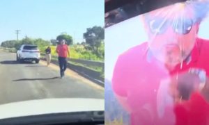 Motorista dispara várias vezes contra veículo após briga de trânsito; vídeo forte