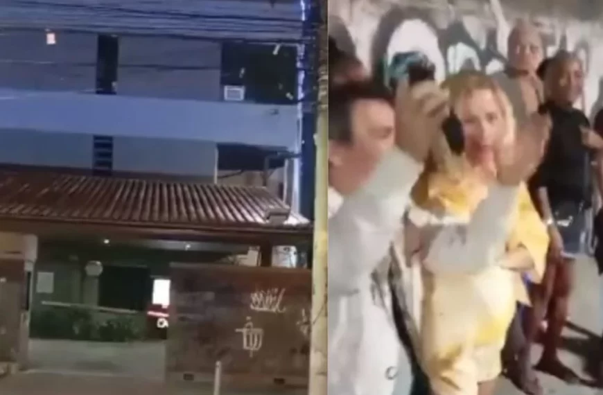 Homem leva plateia para flagrar namorada saindo de motel com amante e vídeo viraliza; assista