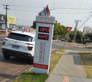 Termômetro marca 44ºC em Rondonópolis, e cidade registra o dia mais quente do ano