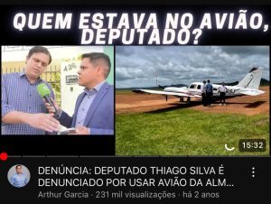 Deputado Thiago Silva perde processo contra o jornalista Arthur Garcia