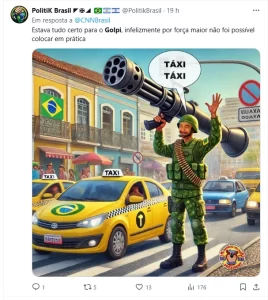 Suposto plano de golpe de Estado vira meme e diverte internautas