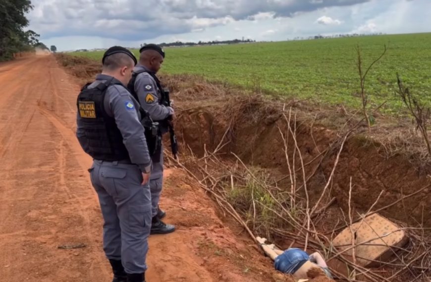 Homem é encontrado morto amarrado e com corda no pescoço em MT; veja