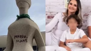 Batom vira símbolo de anistia após voto de Moraes contra Débora dos Santos