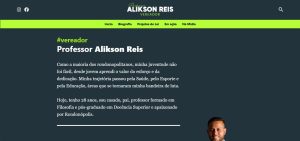 Professor Alikson lança site para estreitar a comunicação com a comunidade