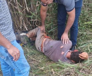 Homem sofre traumatismo craniano após perder controle da moto na MT-383, em Rondonópolis; vídeo forte