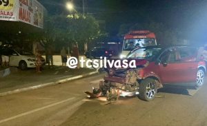 Grave colisão destrói frente de carro e deixa criança em estado de choque, em Rondonópolis; veja vídeo