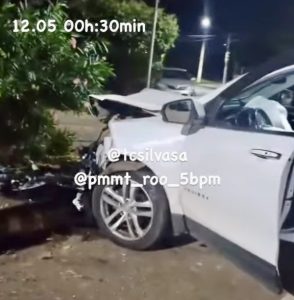 Veículos ficam ‘destruídos’ após pancada forte em Rondonópolis; feridos foram levados à UPA e ao Hospital Regional