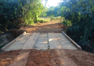 Secretaria de Agricultura realiza manutenção de pontes na zona rural de Rondonópolis