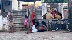 Briga insana entre familiares termina com 3 esfaqueados em Rondonópolis; vídeo forte