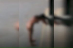 Após noitada de prazer, PM e travesti caem na porrada em motel; vídeo mostra vítima ensanguentada