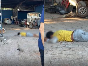 Homem é assassinado a tiros em plena luz do dia no Centro de cidade do interior de MT
