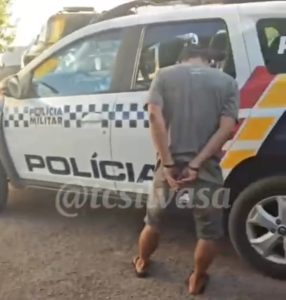 ‘Famoso cuidador’ de carros da praça é preso após ameaçar mulher que se recusou a pagar em Rondonópolis; vídeo