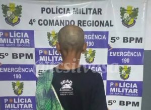 Ladrão de fios de cobre leva ‘esfrega’ de populares antes da PM chegar em Rondonópolis; vídeo