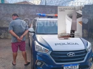 Bêbado põe faca no pescoço da esposa após mensagem e leva choque da PM ao resistir em Rondonópolis; vídeo
