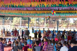 Assistência Social realiza festa julina para crianças na Vila Olímpica