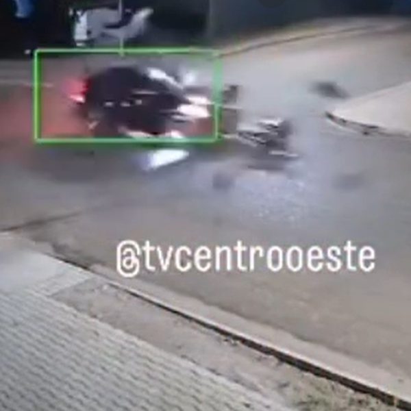 Vídeo mostra colisão brutal que matou vigilante no interior de MT