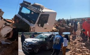 Motorista de camionete escapa da morte após colisão brutal com carreta na MT-208; vídeo