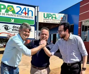 Cláudio anuncia ao lado de Medeiros mais de R$ 6 milhões para a saúde e alfineta: “Saúde não é marketing, é compromisso”