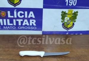 Cachaçada termina com mulher enforcada, homem esfaqueado e três na DP em Rondonópolis