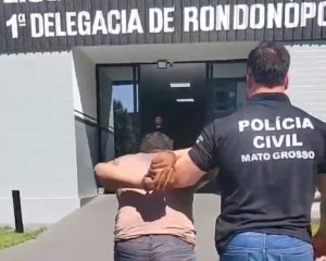 Monstro condenado por estuprar menor é preso em Rondonópolis; vídeo mostra prisão
