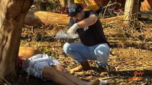 Homem é encontrado com as mãos amarradas e executado com dois tiros na cabeça em MT; imagens fortes