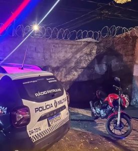 Motociclista bêbado foge da PM, cai durante perseguição e é preso em Rondonópolis