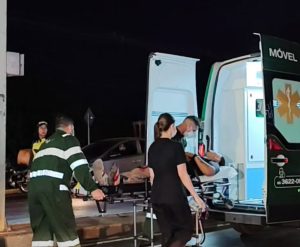 Entregador tem perna decepada em colisão envolvendo Jeep e pedestre em MT; vídeo