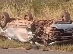 Prefeita se envolve em grave acidente na MT-040; motorista morre após batida