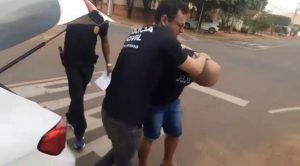 Vídeo mostra prisão de homem condenado por estuprar o sobrinho de 4 anos em Rondonópolis