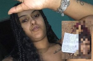 CV sequestra, mata, decepa cabeça de mulher e deixa bilhete ameaçador; imagens fortes