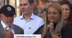 Lula dividiu palanque com líder acusada de chefiar o PCC na Favela do Moinho; vídeo