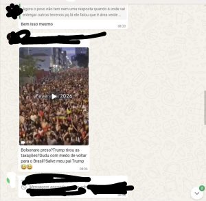 Grupo de WhatsApp criado para pedir impeachment de Cláudio Ferreira comemora prisão de Bolsonaro