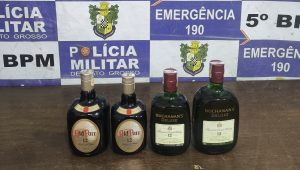 Homem tem ‘pingaiada’ cancelada após ser flagrado furtando uísques em supermercado de Rondonópolis