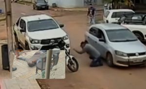 Homem é assassinado com tiros à queima-roupa em plena luz do dia em MT; assista