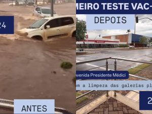 Médici sem enxurrada: Prefeito Cláudio compara caos de anos anteriores com resultado da limpeza em 2025; vídeo