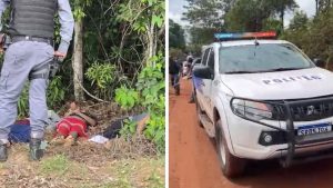 Três corpos são encontrados com as mãos amarradas, sinais de tiro e com bilhete de facção em MT; vídeo