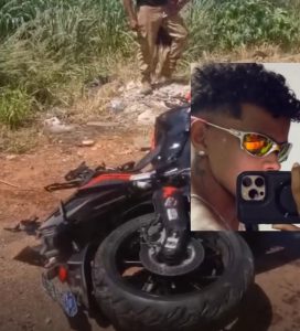 Jovem morre após bater moto em pedra e ser arremessado na MT-473; vídeo