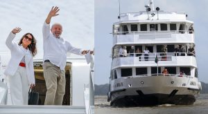 Lula e Janja escolhem iate de luxo para hospedagem durante a COP30 em Belém