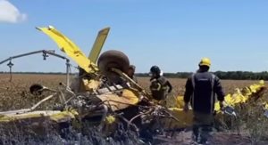 Avião agrícola cai em fazenda e piloto morre preso às ferragens em MT; assista