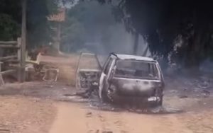 Homem mata atual da ex, queima carro e tira a própria vida em Rondonópolis; vídeo