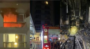 Homem que ateou fogo em seu próprio apartamento para matar a esposa é preso em MT; vídeo