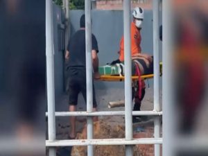Explosão em fossa durante manutenção deixa morador com fraturas graves em MT