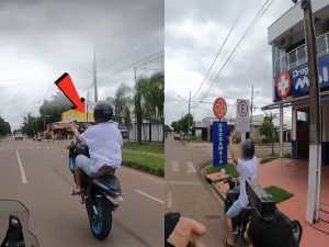“Metido a malandro” empina a moto durante fuga, desafia a PM e acaba preso; assista a perseguição