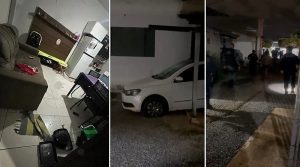 Desconfiada de ‘chifre’, mulher surta e quebra tudo dentro de quitinete em MT; vídeo