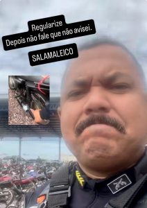 Sargento Costa ironiza “arroaceiros” e diz que pátio de apreensão ainda “cabe mais” em Rondonópolis; assista