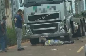 Motociclista é intubado e encaminhado em estado grave ao Hospital Regional após acidente em Rondonópolis