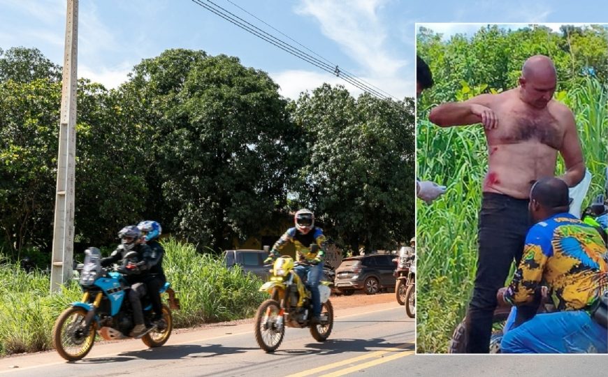 Prefeito Abilio sofre acidente de moto e sofre ferimentos leves; veja